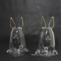 borosilicate glass animal salt and pepper shaker set